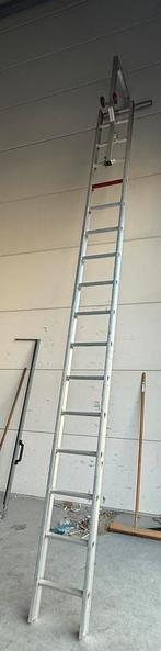 Altrex + nokhaak, Doe-het-zelf en Verbouw, Ladders en Trappen, Ophalen, Zo goed als nieuw, Ladder, 4 meter of meer