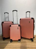 Koffer kofferset roze nieuw actieprijs €89,99 bagage, Nieuw, Ophalen of Verzenden, Hard kunststof