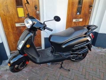 Sym Fiddle2 matblack/black 1399 bromscooter Scooterforyou beschikbaar voor biedingen