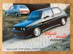 “ CLASSIC” VW GOLF1 Tuning folder/leaflet ( Nederlands), Ophalen of Verzenden, Zo goed als nieuw, Diverse schrijvers, Volkswagen
