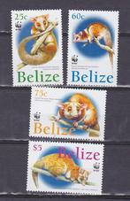 Belize 2004 postfris dieren wwf, Verzenden, Postfris, Midden-Amerika
