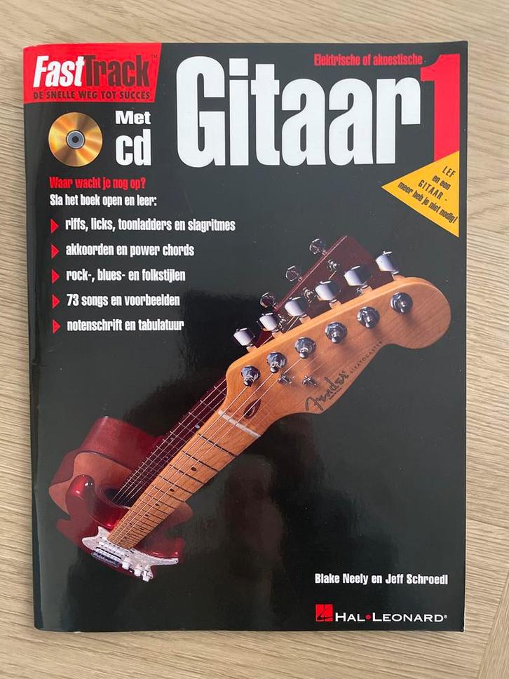 FastTrack Gitaar deel 1 met CD, Muziek en Instrumenten, Bladmuziek, Zo goed als nieuw, Les of Cursus, Wereldmuziek, Gitaar, Ophalen of Verzenden