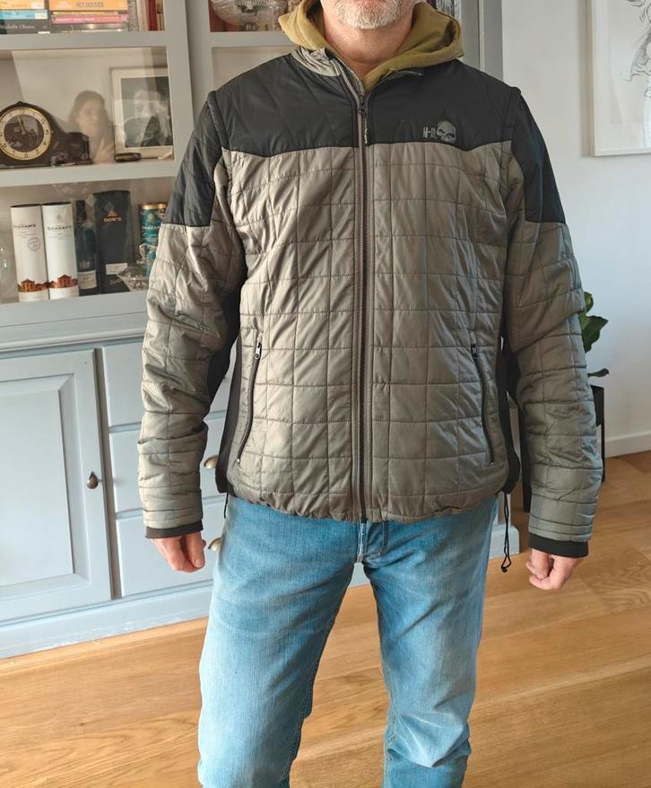 Midlayer, jack + bodywarmer in 1 Harley Davidson, Motoren, Kleding | Motorkleding, Jas | textiel, Tweedehands, Ophalen of Verzenden