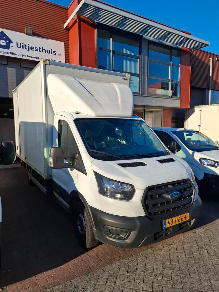 Ford Transit 2021 Wit *BTW Auto*, Auto's, Bestelauto's, Particulier, Airconditioning, Bluetooth, Elektrische achterklep, Elektrische ramen