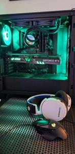 Game pc met accessoires, 32 GB, Zelf gebouwde pc, Virtual Reality, Zo goed als nieuw