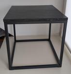 Zwart Vierkant Bijzettafeltje - Xenos, Huis en Inrichting, Minder dan 45 cm, Minder dan 55 cm, Gebruikt, Vierkant