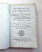 Antiek boek Le Petit-neveu de Bocace ou Contes 3/3 ... 1787, Ophalen of Verzenden
