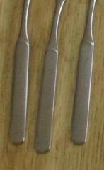 MONZA 18/10 koffielepels vork vleesvork messen mesjes, Huis en Inrichting, Keuken | Bestek, Ophalen of Verzenden, Gebruikt, Rvs of Chroom