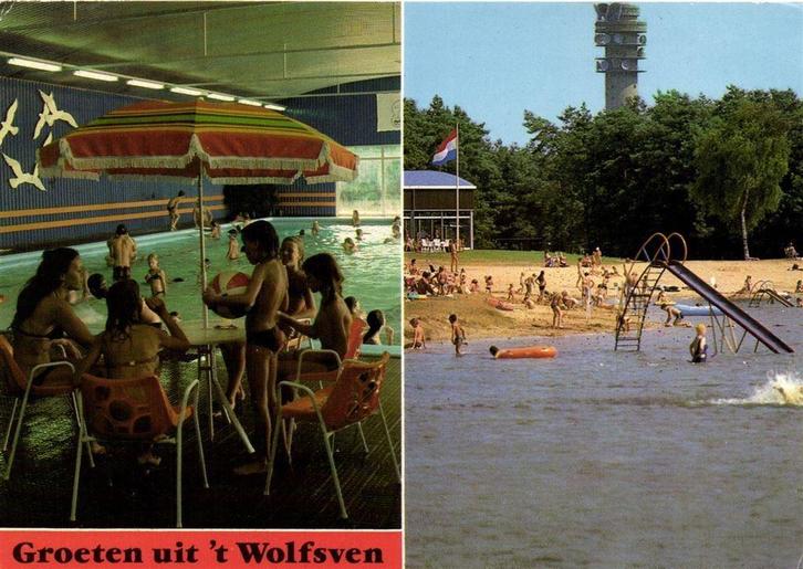 Groeten uit t Wolfsven - Mierlo - 2 afb - 1982? gelopen, Verzamelen, Ansichtkaarten | Nederland, Ongelopen, Noord-Brabant, Voor 1920