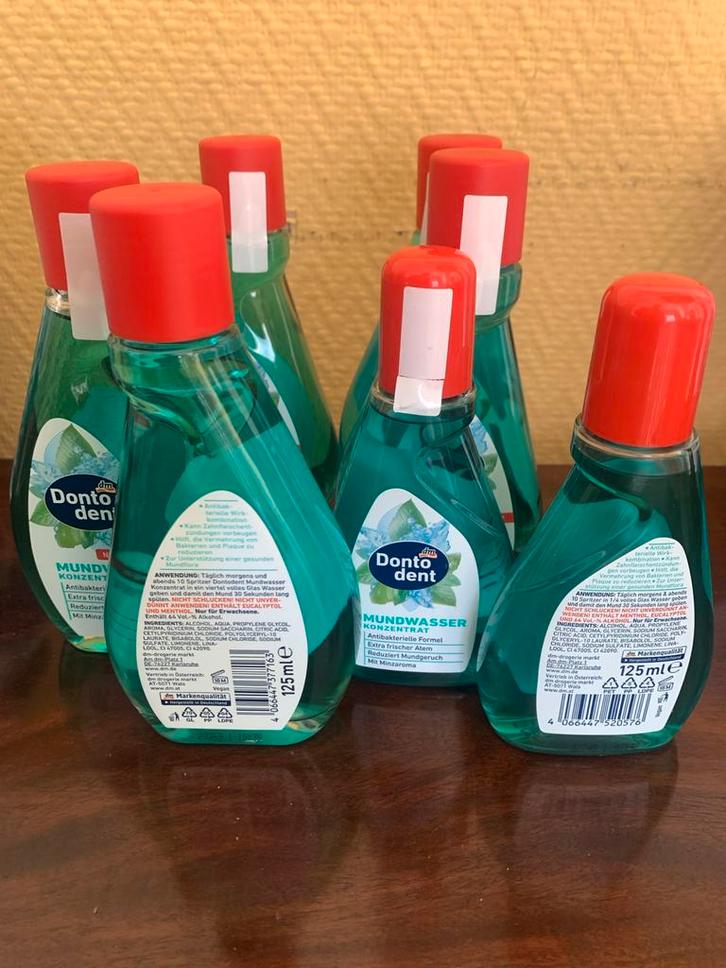 Dontodent Mondwater Concentraat - 7 Flessen, Sieraden, Tassen en Uiterlijk, Uiterlijk | Mondverzorging, Nieuw, Overige typen, Ophalen of Verzenden
