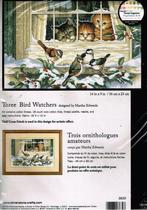 Cado dimensions borduurpakket three bird watchers oude pr., Ophalen of Verzenden, Nieuw, Handborduren, Borduurpakket
