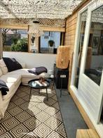Ektorp bank 3 zits crème met chaises lounge, Huis en Inrichting, Ophalen, Gebruikt