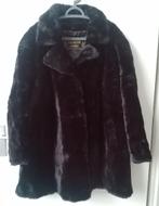Bontjas maat M, Kleding | Dames, Jassen | Winter, Ophalen of Verzenden, Gedragen, Maat 38/40 (M), Zwart