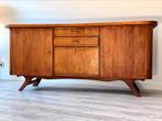 Vintage jaren 60 dressoir wandkast lowboard, Met deur(en), 150 tot 200 cm, 25 tot 50 cm, Gebruikt