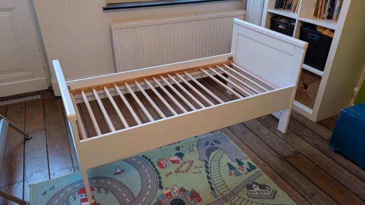 Meegroeibed - Goede staat, Kinderen en Baby's, Kinderkamer | Bedden, Gebruikt, 180 cm of meer, 70 tot 85 cm, Ophalen