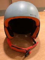 Wedze Kinder Skihelm 53-56 cm - Oranje/Lichtblauw, Overige merken, Gebruikt, Ophalen of Verzenden, Kleding