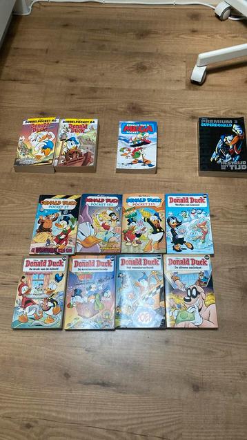 12 Donald duck pockets (ook dubbelpockets, winter, premium) beschikbaar voor biedingen