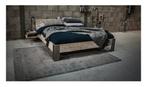 Bed Bedframe + Matras & Topper 140 cm, Ophalen, Wit, Tweepersoons, 140 cm