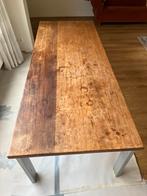 Teak hout blad 230x90 cm, 4cm dik, Doe-het-zelf en Verbouw, Hout en Planken, Ophalen, Gebruikt, 25 tot 50 mm, 200 tot 250 cm