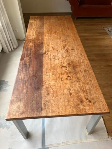 Teak hout blad 230x90 cm, 4cm dik beschikbaar voor biedingen