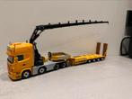 Scania r730 hiab kraan met dieplader tekno, Ophalen of Verzenden, Zo goed als nieuw, Bus of Vrachtwagen, Tekno