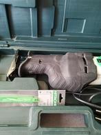 Hitachi Reciprozaag CR13V2 1010W + koffer & 3 bladen, Gebruikt, 70 mm of meer, 600 tot 1200 watt, Ophalen of Verzenden