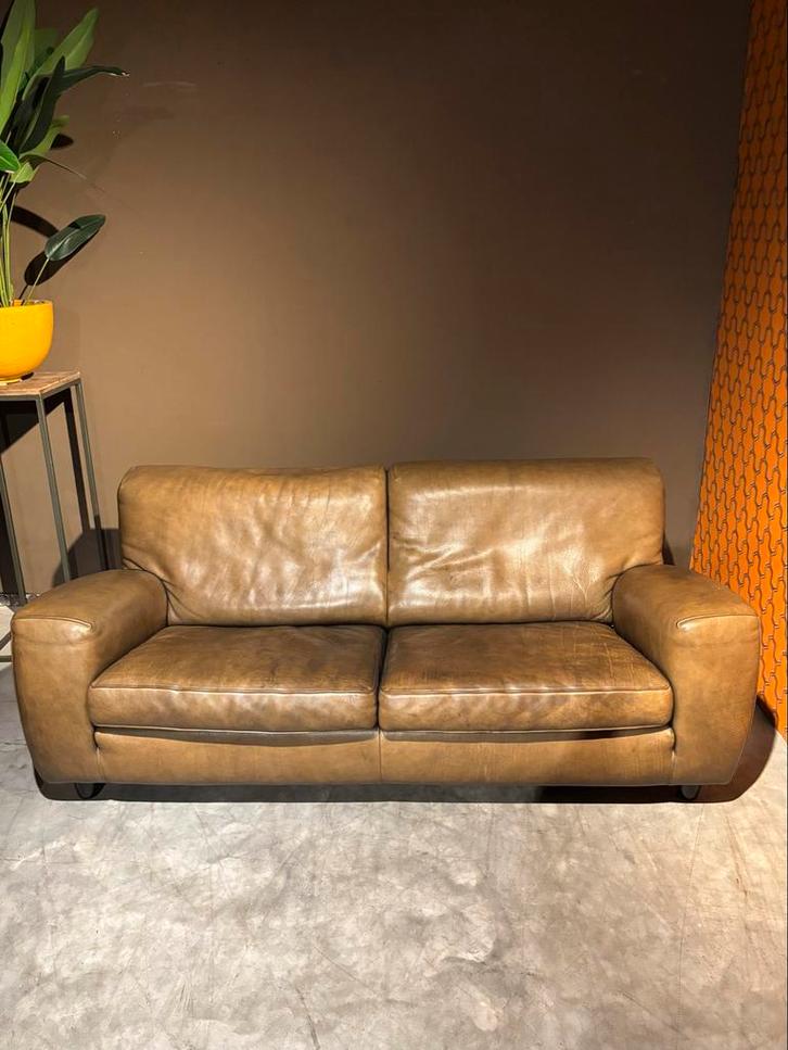 Italiaanse Molinari Fatboy 3-zits Bank, Huis en Inrichting, Banken | Bankstellen, Gebruikt, Rechte bank, Driepersoons, 200 tot 250 cm