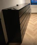 Als nieuwe Malm ladekasten 3x zwartbruin 6 lades 80x123 cm, Huis en Inrichting, Kasten | Dressoirs, Ophalen, Overige materialen