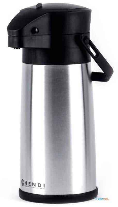 3x Nieuwe Hendi koffie thee pompkan airpot 2.2 liter, Nieuw, Ophalen of Verzenden, Volgt, Volgt