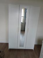 Ruime kledingkast met spiegel, Huis en Inrichting, Kasten | Kledingkasten, Overige materialen, Met deur(en), Gebruikt, 100 tot 150 cm
