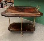 Aldo Tura barcart Italiaans design - vintage trolley tafel, Ophalen