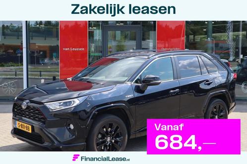 Toyota RAV4 2.5 HYBRID AWD BLACK EDITION AFN-TREKHAAK JBL VO, Auto's, Toyota, Bedrijf, Lease, Financial lease, Rav4, 360° camera
