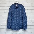 S.Oliver Overhemd Maat 4XL Blauw Print Denim Look, So, So, S.Oliver, Overige halswijdtes