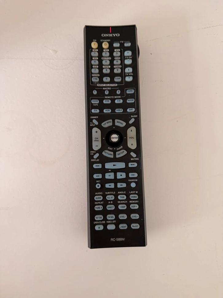 Originele Onkyo RC-588M Afstandsbediening (Defect), Audio, Tv en Foto, Afstandsbedieningen, Gebruikt, Origineel, Dvd, Mediaspeler