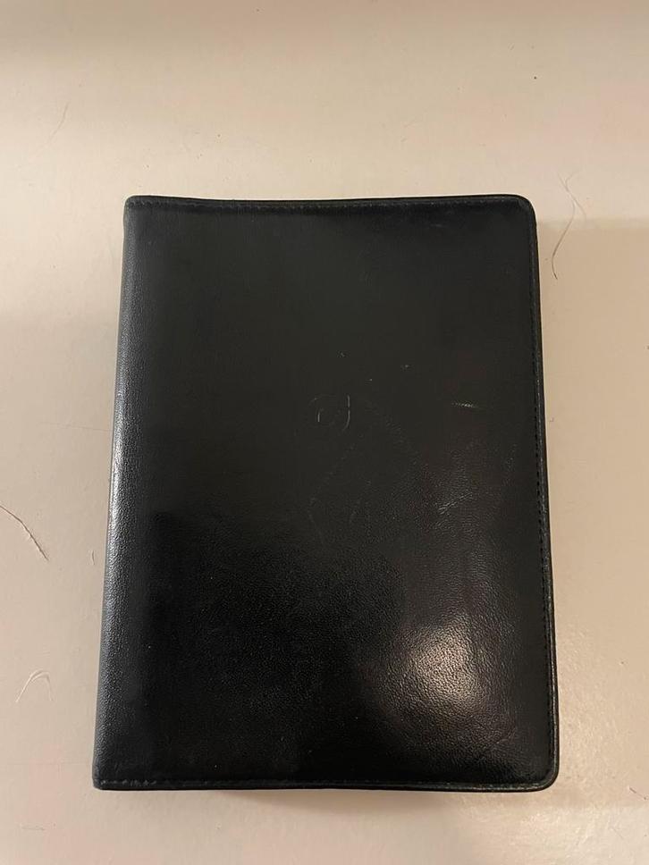 Succes Junior Leren Agenda Zwarte Vintage, Sieraden, Tassen en Uiterlijk, Portemonnees, Gebruikt, Zwart, Leer, Ophalen of Verzenden