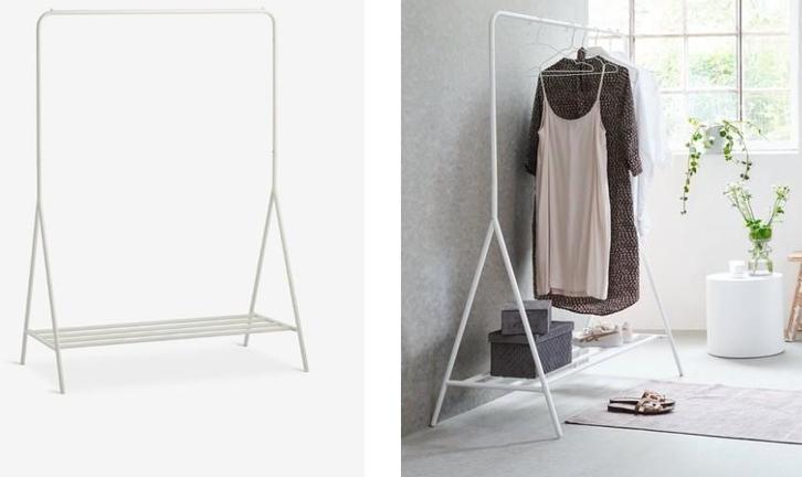 Jysk LYNGDAL - wit kledingrek, Kleding | Dames, Kledingrekken, Zo goed als nieuw, Ophalen