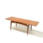 Vintage verlengbare eettafel jaren '60 '70 mid century retro, Verzenden, Gebruikt, Rechthoek