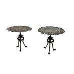 Set van 2 bronzen gotische tazza's, Ophalen of Verzenden