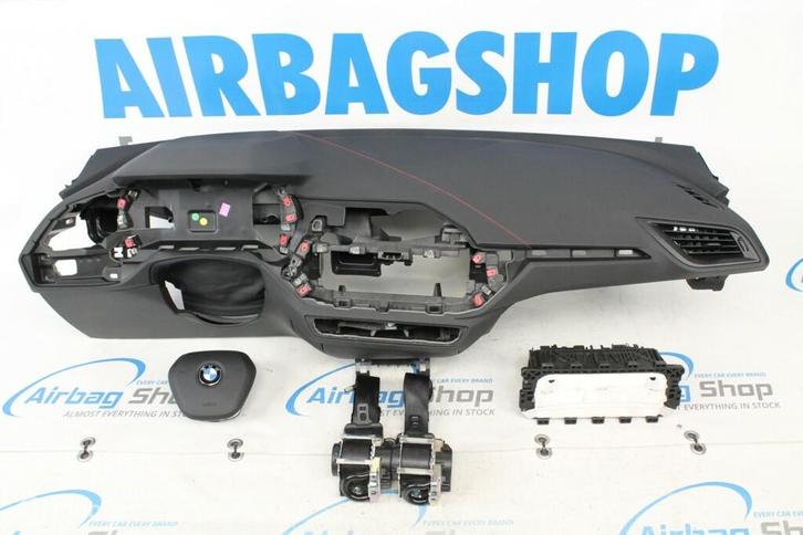 Airbag set Dashboard met rode stiksels BMW 1 serie F40, Auto-onderdelen, Dashboard en Schakelaars, Gebruikt, Ophalen of Verzenden