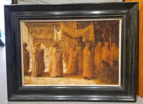 Schilderij Jan Cossaar (1874-1966) gesigneerd, Antiek en Kunst, Kunst | Schilderijen | Klassiek, Ophalen of Verzenden