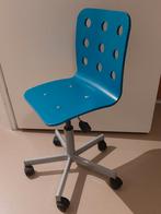 Ikea bureaustoel kind hout blauw, Blauw, Gebruikt, Bureaustoel, Ophalen