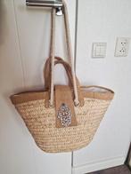 Aparte  Ibiza rieten mand shopper tas, Ophalen of Verzenden, Zo goed als nieuw, Beige, 30 cm of meer