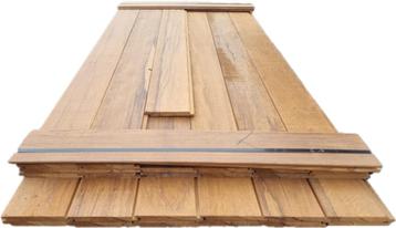 9.89 m2 channelsiding rabat - hardhout - nr: HP155 beschikbaar voor biedingen