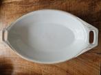 Ovale serveerschaal met gouden rand, Antiek en Kunst, Antiek | Schalen, Ophalen of Verzenden