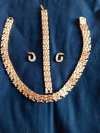 Prachtige sieraden set, Ophalen of Verzenden, Zo goed als nieuw, Goud, Overige materialen