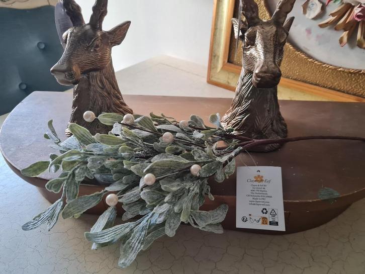 Kunst takken Mistletoe merk Clayre & Eef, Diversen, Kerst, Nieuw, Ophalen of Verzenden