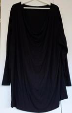 Lang zwart shirt - Maat 52. Met valhals., Valhals, Ophalen of Verzenden, Zo goed als nieuw, Zwart