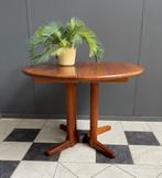 60 jaren teak houten RONDE eet tafel DEENS Design Handwerk, Huis en Inrichting, Tafels | Eettafels, 50 tot 100 cm, 100 tot 150 cm