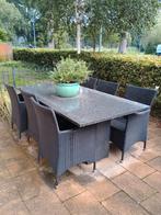 Mooie natuurstenen tuintafel, Tuin en Terras, Tuintafels, Ophalen, Zo goed als nieuw, Rechthoekig