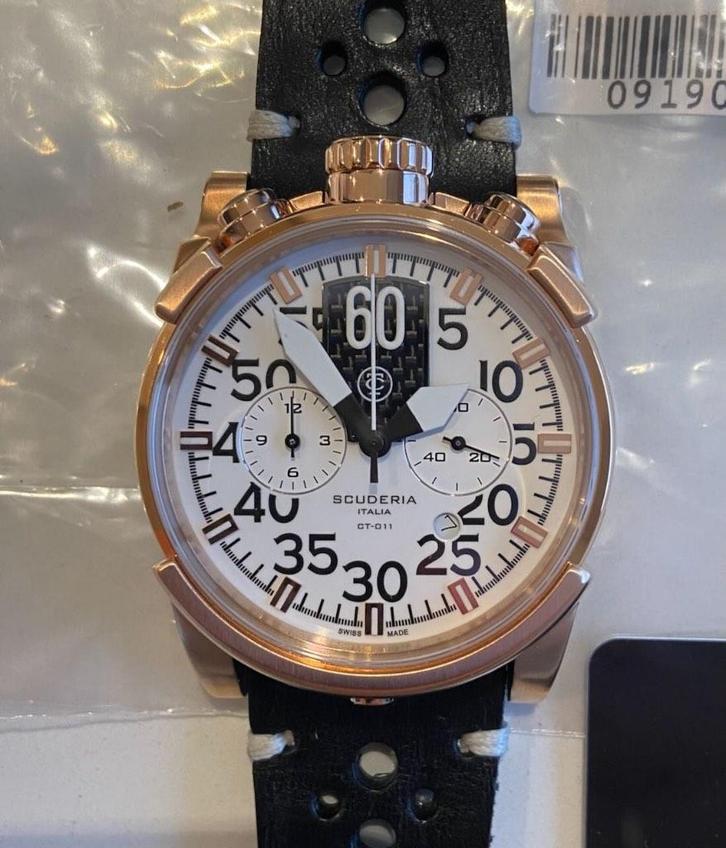 CT Scuderia heren horloge NIEUW 75% korting, Sieraden, Tassen en Uiterlijk, Horloges | Heren, Nieuw, Polshorloge, Overige merken